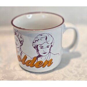 Golden Girls Stay Golden 20 oz Ceramic Camper Coffee Mug Cup Betty White Rose Be